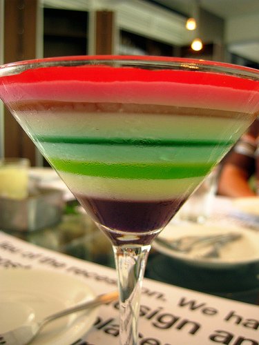 Dessert In A Martini Glass